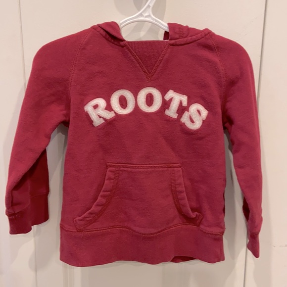 Roots Dark Pink Pullover Hoodie - Picture 1 of 10